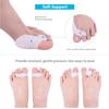 1 Paar Bunion Toe Straightener Corrector 3 Paar Silikon Gel Toe Separator(S)