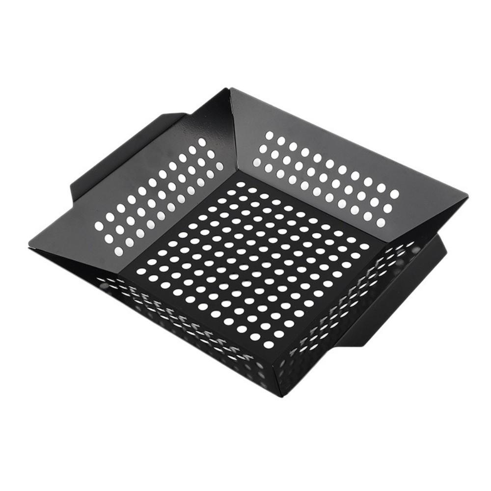Heat Resistant Barbecue Grill Pan Large Capacity Grill Basket Roasting Fish Plate  Backyard BBQ