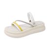 Fashion Beach Sandals Women 2025 New Summer Womens Fashion Platform Sandals Soft Bottom Two Wear Cool Slippers Women Zapatillas de mujer