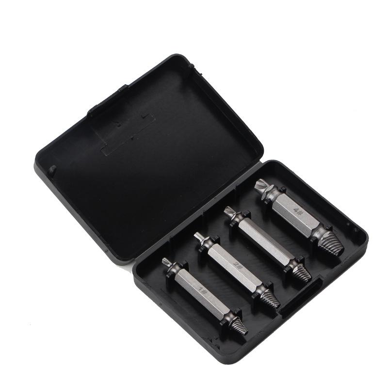 Titanium-Plated Screw Extractor Set with Double-Headed Bits