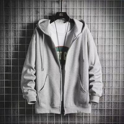 2024 Frühling & Herbst Herrenmode Jacke: High Street-Hongkong-Stil, Pullover im japanischen Stil, koreanischer Trend, lockere Passform, Kapuzendesign.