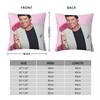 Chayanne Puerto Rican Latin Pop Singer Pillowcase Printed Polyester Cushion Cover Throw Pillow Case Cover Living Room Zipper