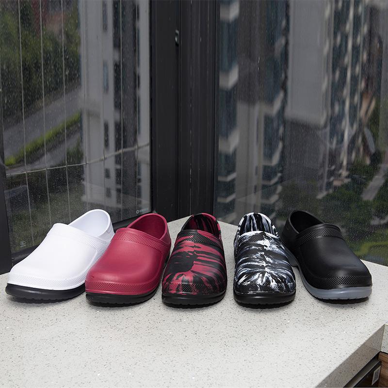 Large-sized Water Shoes Waterproof Shoes Chef's Shoes Anti-slip Oil-proof Shoes 36-47