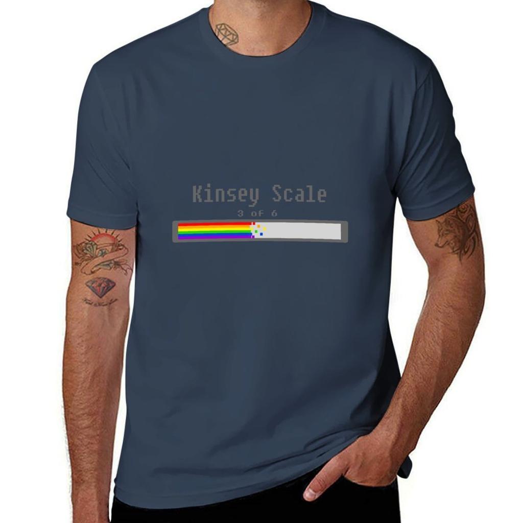 Kinsey Scale 3 Tshirt Basic Plain Tee For Spring And Summer