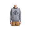 Timberland Tfo Tree Logo Brushback Hoodie Comfortable Fashion Long Sleeve Sweatshirt Men hoodies Gray Blue A4445-073
