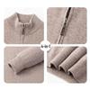 Men's 100% Pure Wool Heavyweight Knitted Cardigan Sweater