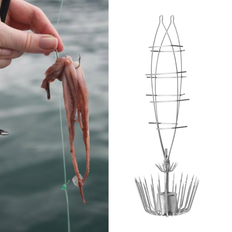 Double Umbrellas Jigs Hook Fishing Tackle Two Layer Squid Hook 22/24/26 Claw Sharply Fish Hook Fishing Accessories