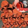 For Car Motor Scooters Electric Colored Nut Cover Motorcycle Accessories 30pcs Motorcycle Screw Decoration Cover Plating Cap