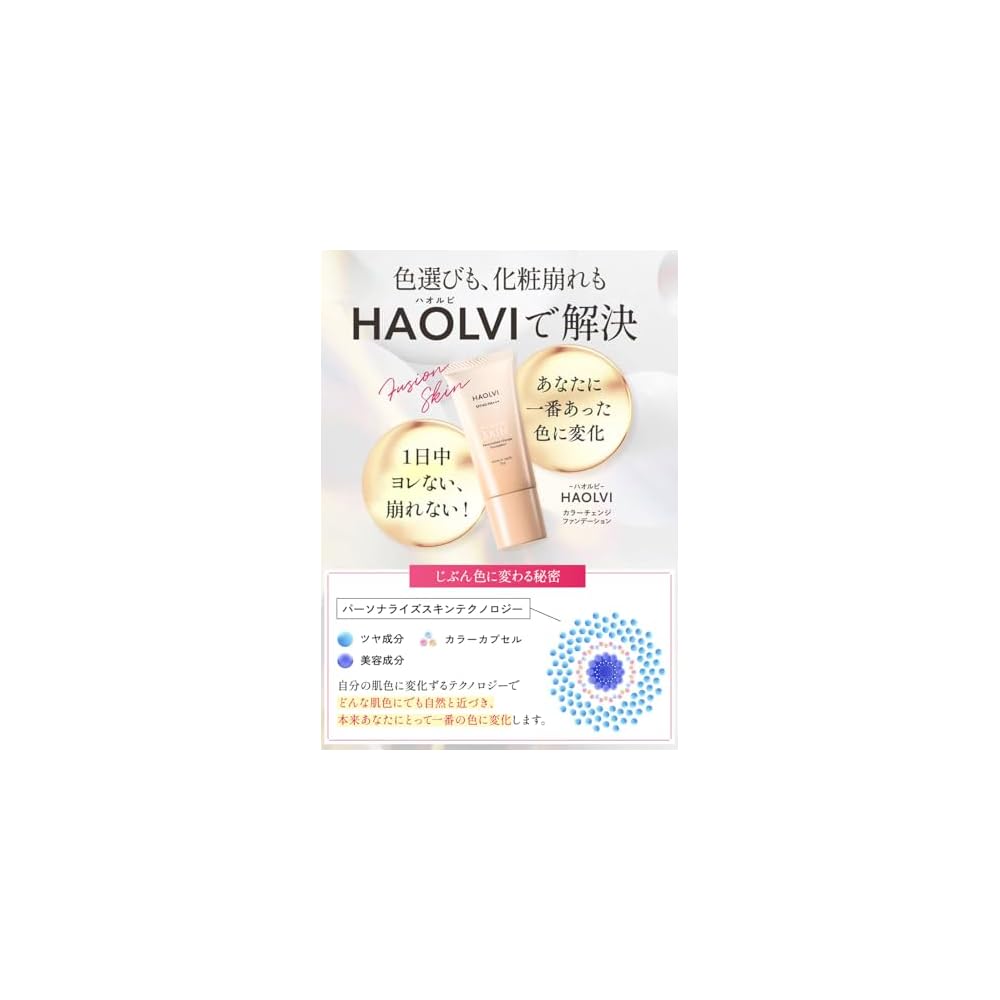 HAOLVI Foundation Cream Primer with Sunscreen and Serum 20g