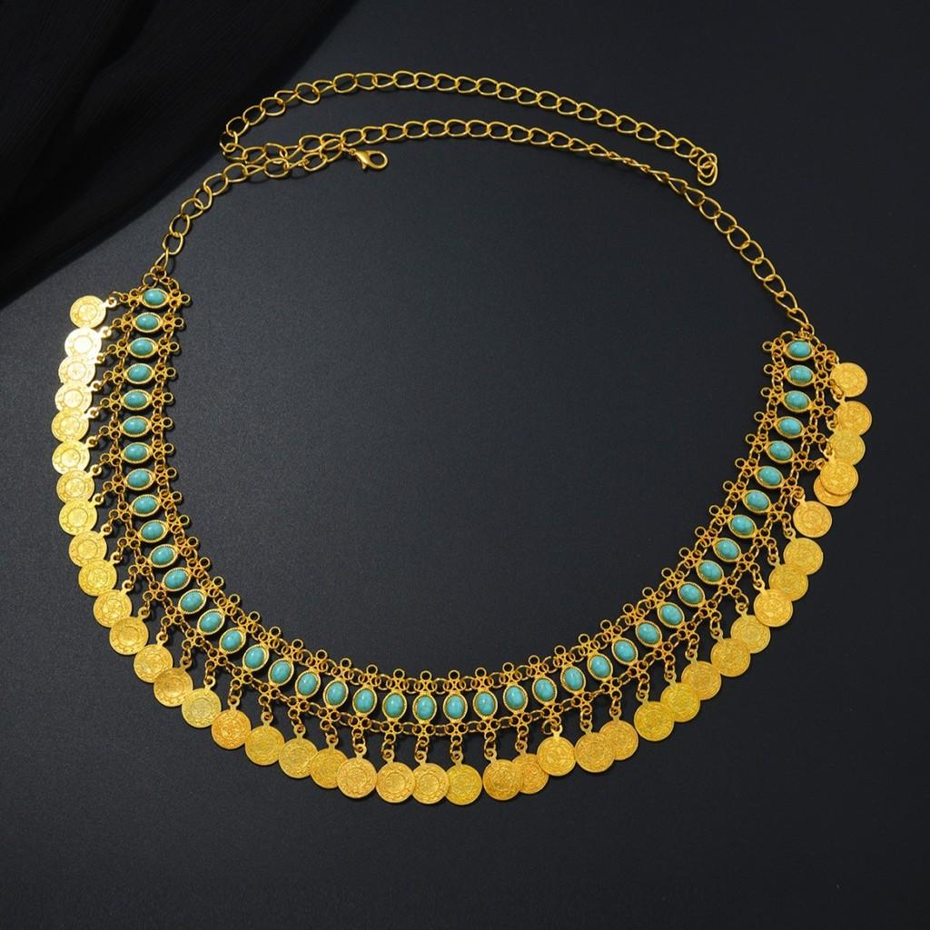 Waist Chain For Women Geometric Zinc Alloy Pendant Party Accessories