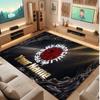 Tappeto in Velluto di Cristallo Personalizzato Red Hot Chili Peppers, Tappeto Morbido Antiscivolo con Testo Nome Personalizzato per Soggiorno Camera da Letto
