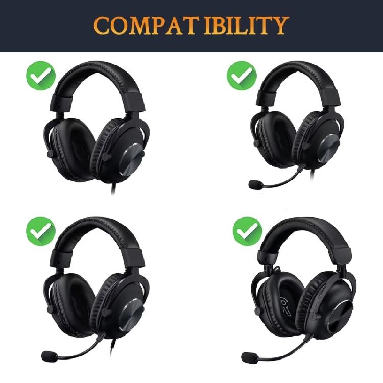 Upgraded Gel Cooling Ear Cushions Sponge Noise Reducing for GPro/GPro X/G Prox 2/GPro X