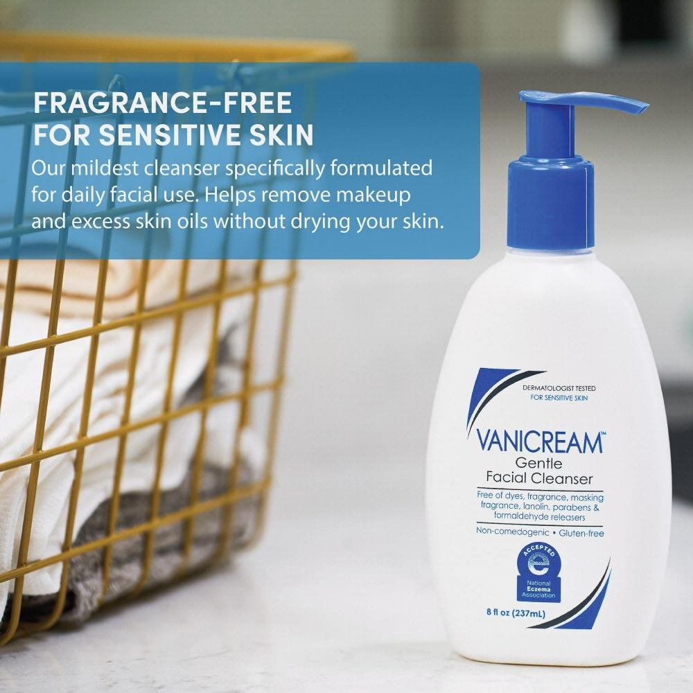 Nettoyant doux pour le visage Vanicream 8,0 oz