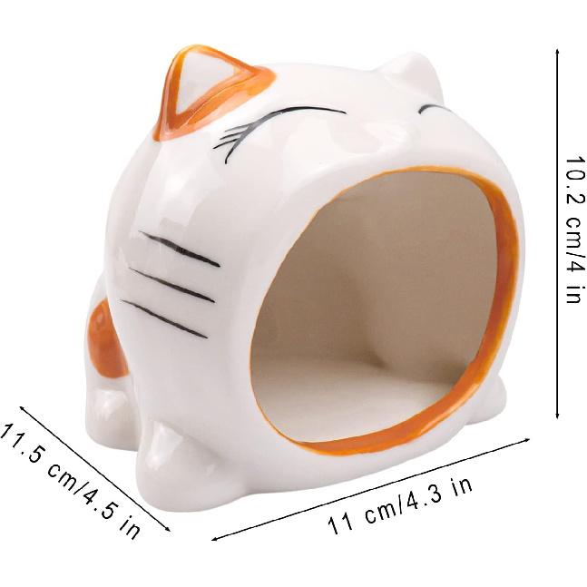 Sponge Holder for Kitchen Cute Ceramics Kitchen Sink Caddy, Sink Sponge Rack Kawaii Cartoon Kitchen Dish Sponge Organizer Suitable for Kitchen