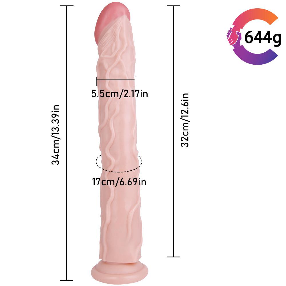 MoDi 32cm vkládací silikonový velký dildo realistický penis se silnou přísavkou Sexy hračky pro ženy
