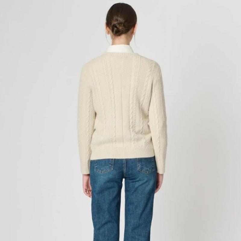 Bcbg Cable Knit Top B4wak484