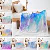 2D Digital Printing Gradual Change Starlight Wish Fresh Ins Lamb Wool Crystal Fleece Blanket Blanket