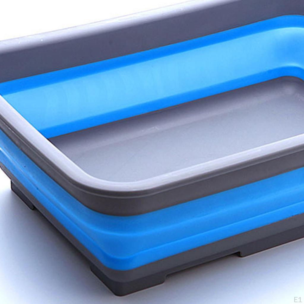 Collapsible Cat Litter Box Foldable Kitten Travel Toilet Bedpan Splashproof Easy Clean Open Top