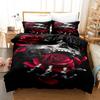 3D digital printing bedding four-piece set three-piece set skull sheet quilt pillow