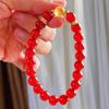 Vintage High Quality 7A Pigeon Blood Chalcedony Bracelet Bracelet Female