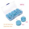30ps Air Conditioner Part Portable Car Dust Cover Lightweight Practical Valve Core Cap High Low Side Caps Auto Accessories