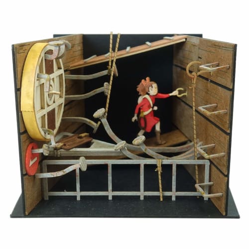 

Sankei Studio Ghibli Mini Ариэтти из страны лилипутов Заимствование - это весело Бумажная модель MP07-103