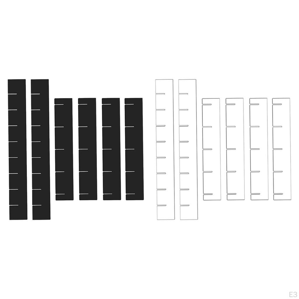6 Pieces Drawer Dividers Organizer Partition Board Help Tidy Organizers Separators for Socks