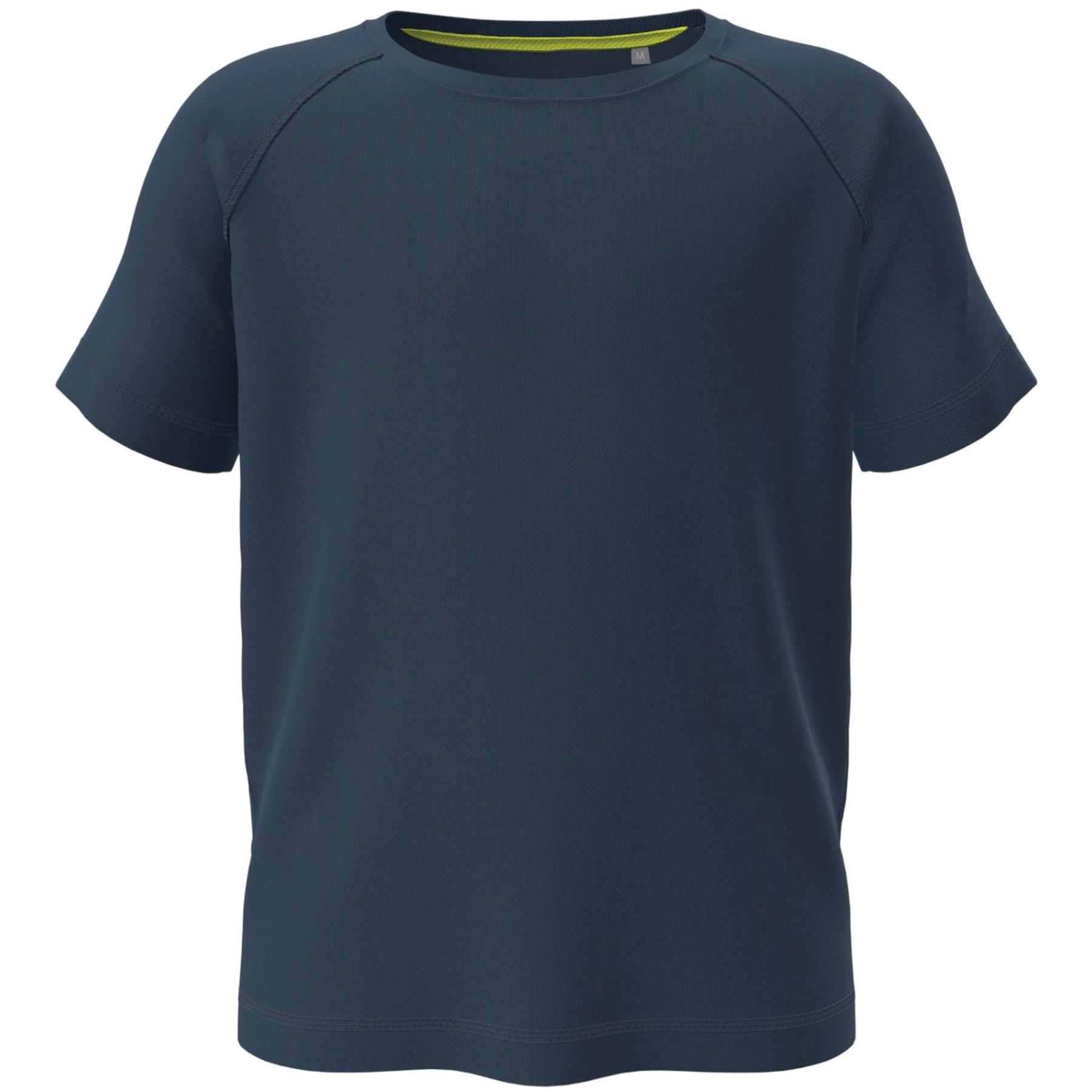 T-shirt Stedman 100% Coton Pour Garçon - Col Thermocollé Et Coupe Confortable | Haut Qualité Quotidienne