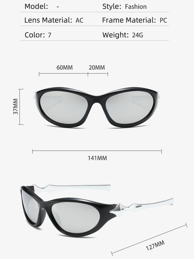 Stars with Sunglasses Cyberpunk Y2K Sunglasses Futuristic Spice Girls Street Sunglasses Ladies Sunglasses Men's Sunglasses