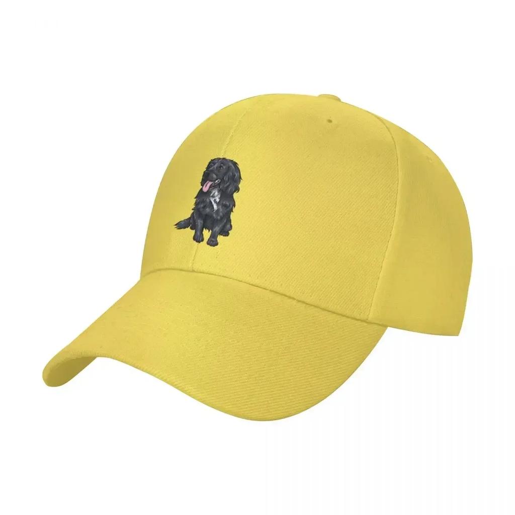 Happy Black Cocker Spaniel Cute dog Art Baseball Cap Beach Bag funny hat Golf Hat Sunscreen Hats Man Womens