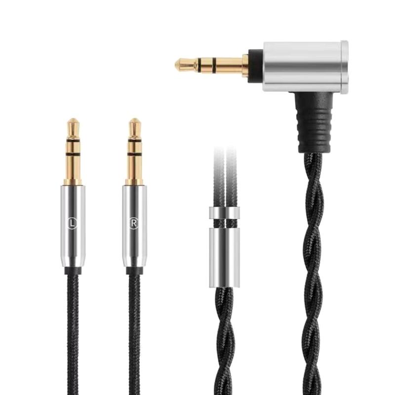 2. 5/3.5/4.4mm Microphone Cable Replacement for HIFIMAN HE400 HE400I ANANDA SUNDAR Headphone Earphone Cable