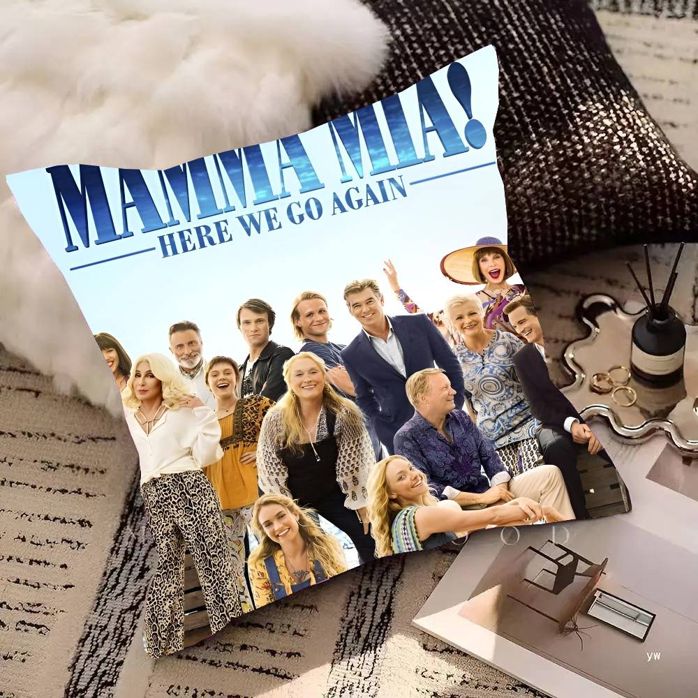Mamma Mia Povlak na polštář TV Čtvercový polštář Ložnice Pohovka Volný čas Pohodlný polštář Auto Domácí dekorace