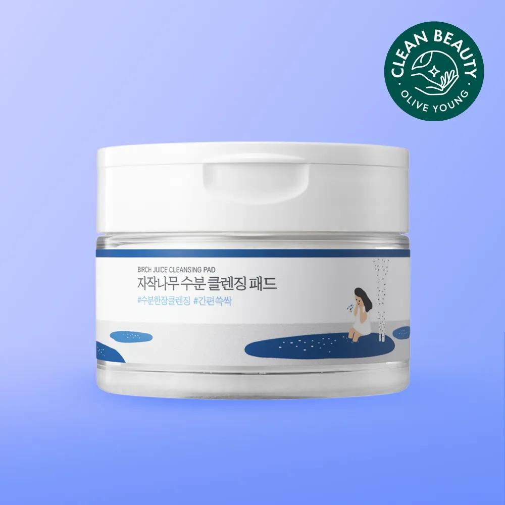 ROUND LAB Очищающие салфетки с березовым соком