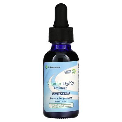 Emulze vitamínu D3/K2, 30 ml (1 fl oz)