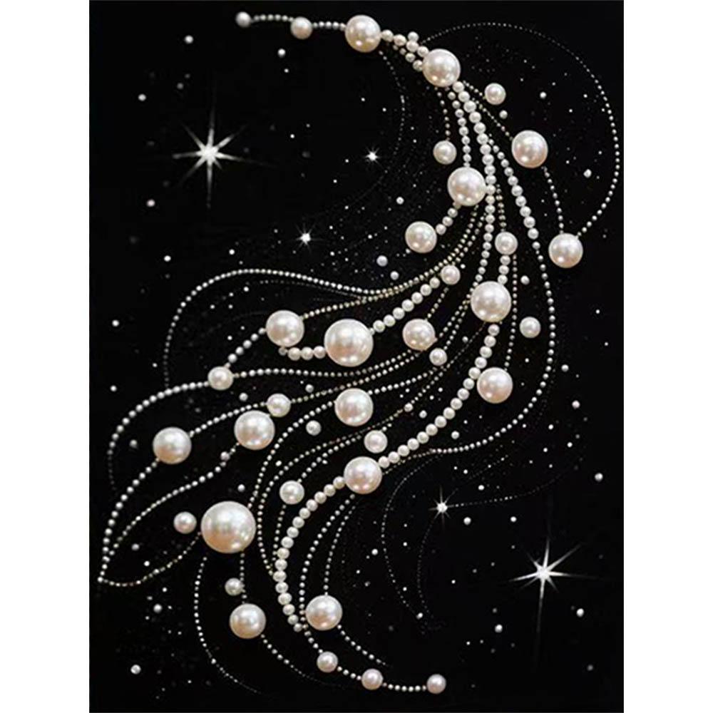 

DIY Meteor Pearl Diamond Art Kits Without Frame 30x40cm Gem Art Diamond Painting Kits for Adults/Beginners Gift Idea Home Wall Decor 30x40cm