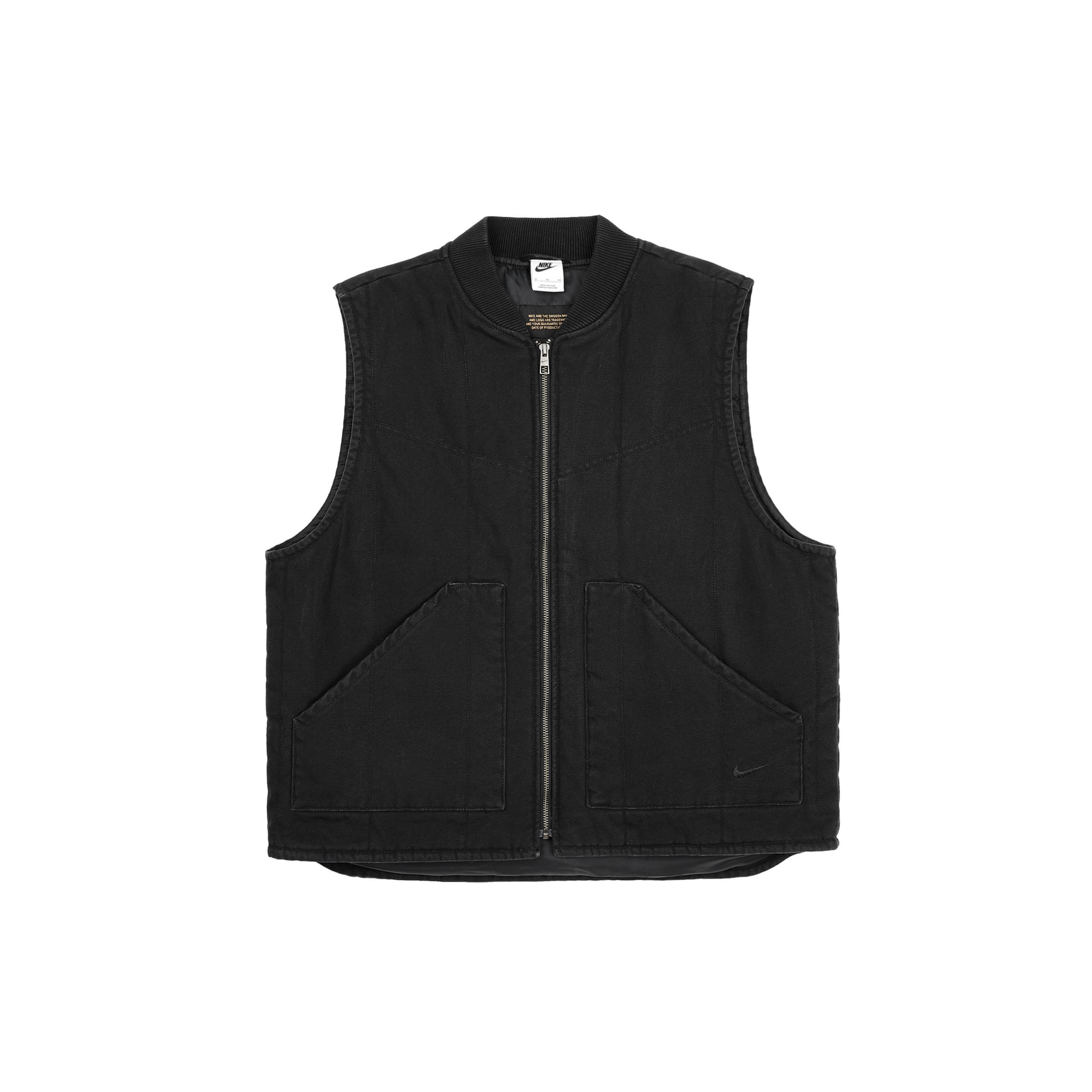 Nike Vests Men`s Black Baseball Collar