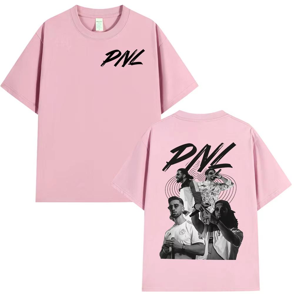 Rapper PNL Que la famille Alubm graphics 100Cotton music Tshirt Men 2026 New Summer Hip hop unisex Short sleeve shirt fan gifts