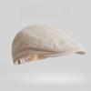 Summer Thin Cotton Linen Forward Cap For Men Women Japanese Literary Retro Newsboy Cap Fashion British Style Peaked Hat
