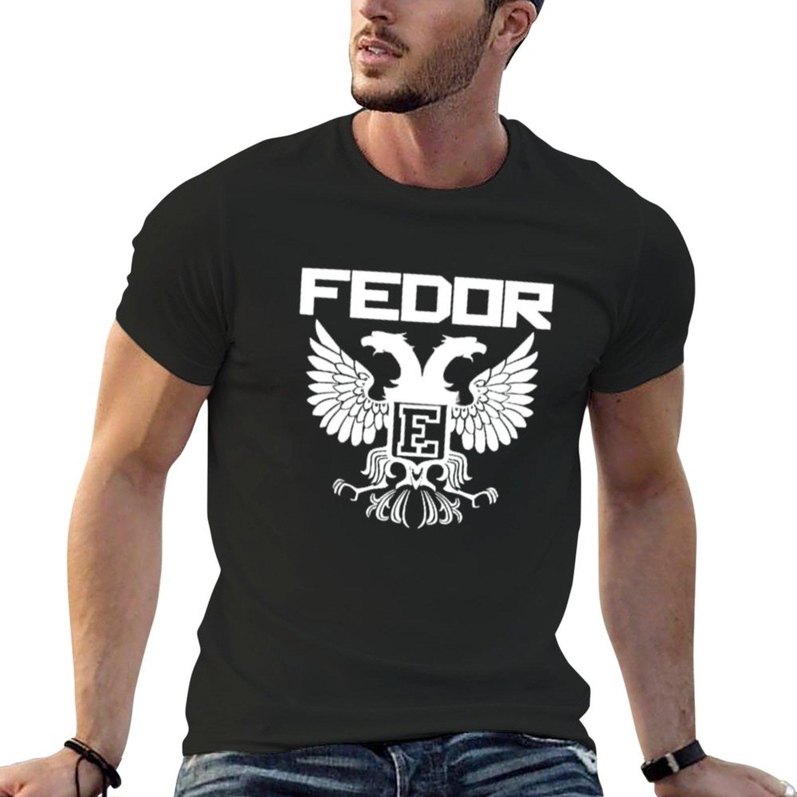 New Fedor Emelianenko T-Shirt Blouse Custom T Shirts Design Your Own Anime Clothes Oversized T Shirt Men S разноцветный