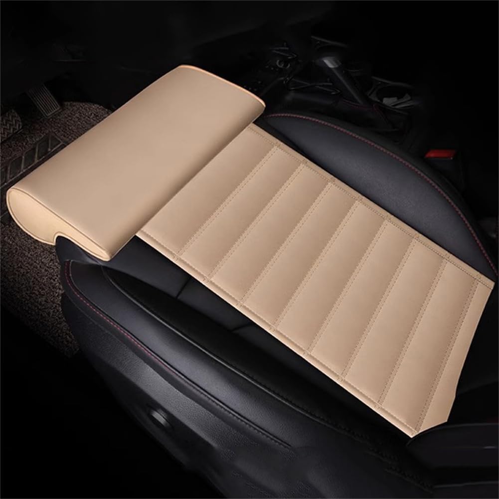 Leather Car Seat Extender Cushion,Car Leg Extender Leg Support Pillow Universal Car Seat Leg Pad,Comfortable Leg Rest Extended Cushion Mat For Car