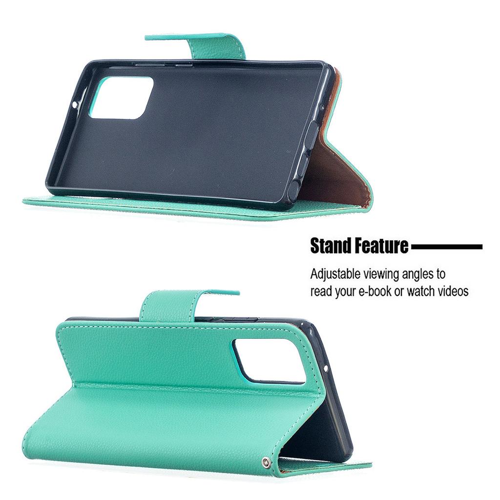 Applicable To iPhone16E Mobile Phone Leather Case 15Pro Solid Color Lychee Pattern Hand Rope Card Insert Wallet Protective Case 14plus