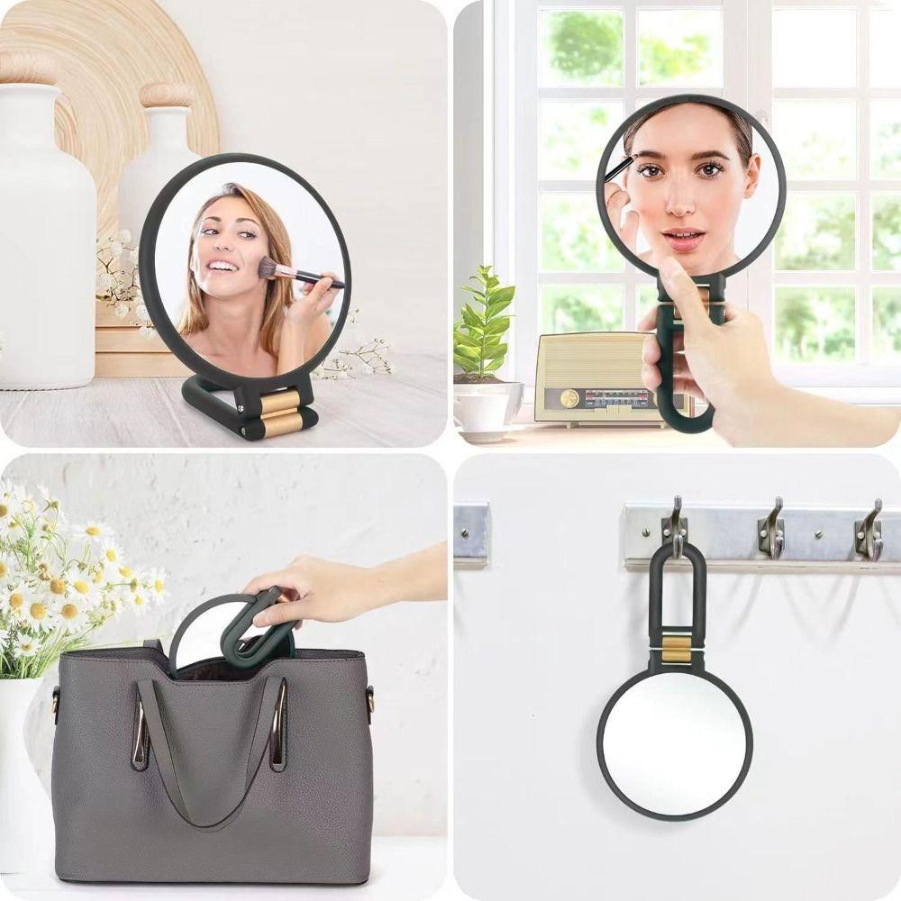 5/10/15x Handheld Mirror Rotation Magnifying Mirror New Makeup Mirror