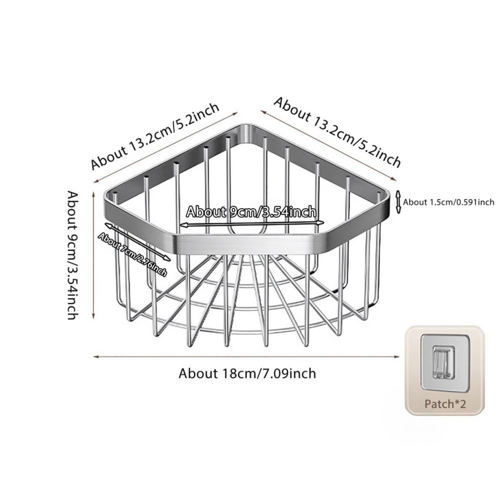 Schmiedeeisen Fünf Flache Ecke Rahmen Küche Badezimmer Spüle Dreieck Korb Aufbewahrungsregal
