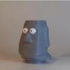 Bulging Eyes 3D Printed Fidget Figurine Pressable Stress Relief Fidget Toy  Holiday GiftDesk Decor