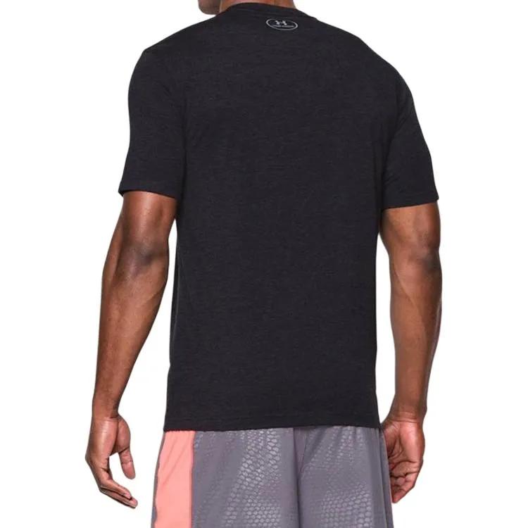 Under Armour T Shirt Men's Black Gray (Unisex) T-Shirts 1257616 001