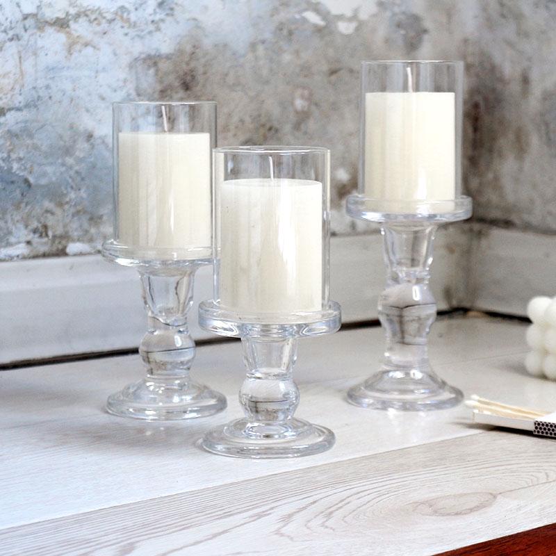 Nordic Retro Glass Candlestick - Romantic Candlelight for Weddings, Restaurants, and Parties