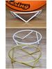 Lakers Size 5 & 7 Ball Display Stand for Basketball, Football, Volleyball – Iron Ring Base