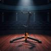 Foldable Saxophone Stand Alto Tenor Sax Padded Connection Points Portable Tripod for