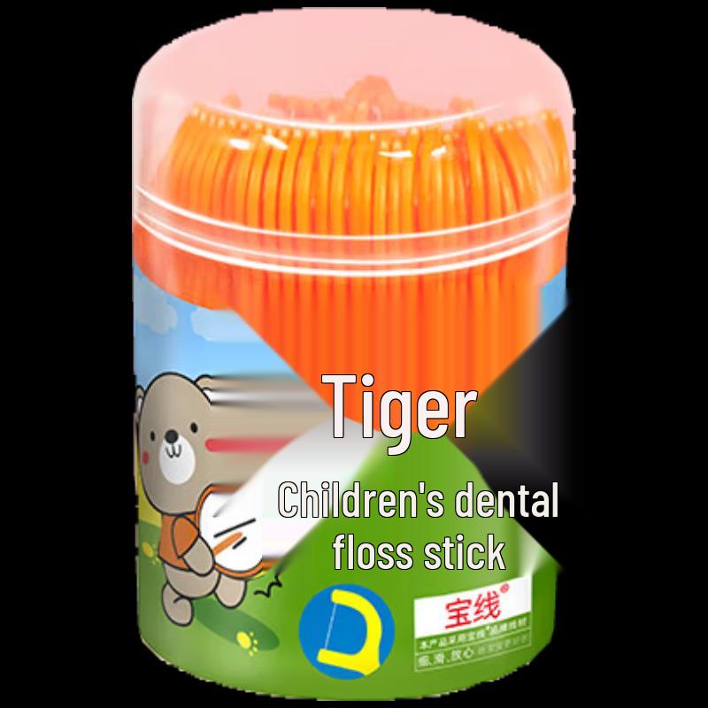 Little Deer Mommy Bear Kids Dental Floss Picks, 10-Pack