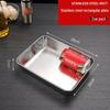 Rectangular Stainless Steel Barbecue Tray